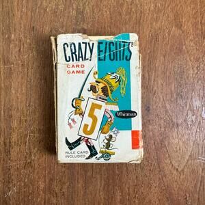 1951 Crazy Eights Playing‎ Cards Whitman COMPLETE Full Deck Crazy 8s Characters